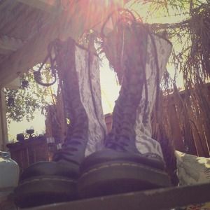 Dr. Martens Leather and Lace boots