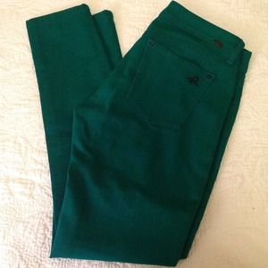 DL1961 Green Skinny Jeans