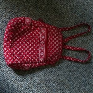 Red Vera Bradley backpack