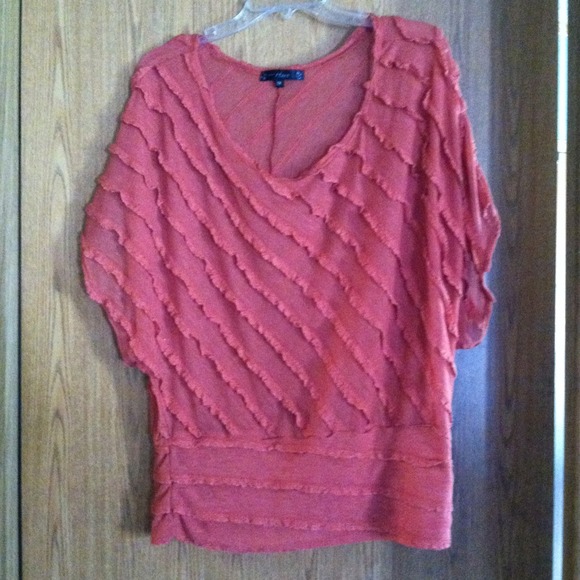 Peach/ coral top