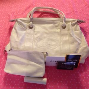 White CHANEL Bag