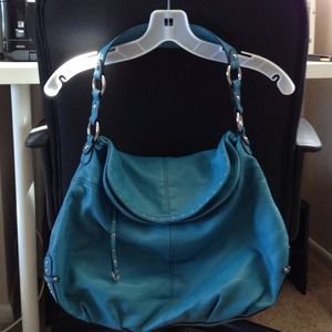 Blue handbag