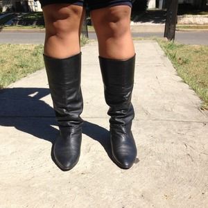 Black Leather Boots