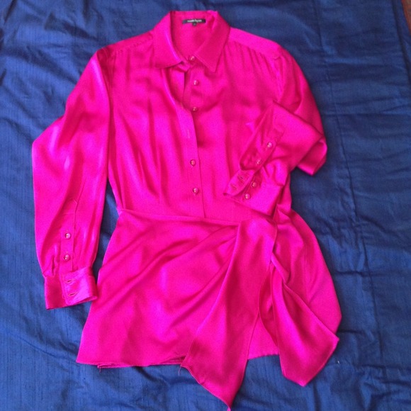 Silk charmeuse Blouse/tunic top