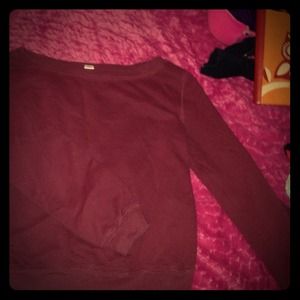 maroon victoria's secret sweater