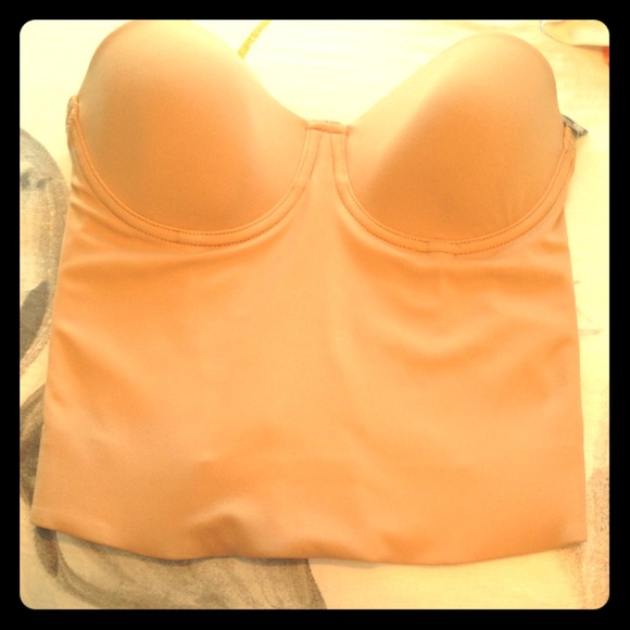 Strapless low back corset bra. Size 34 C - Picture 1 of 2