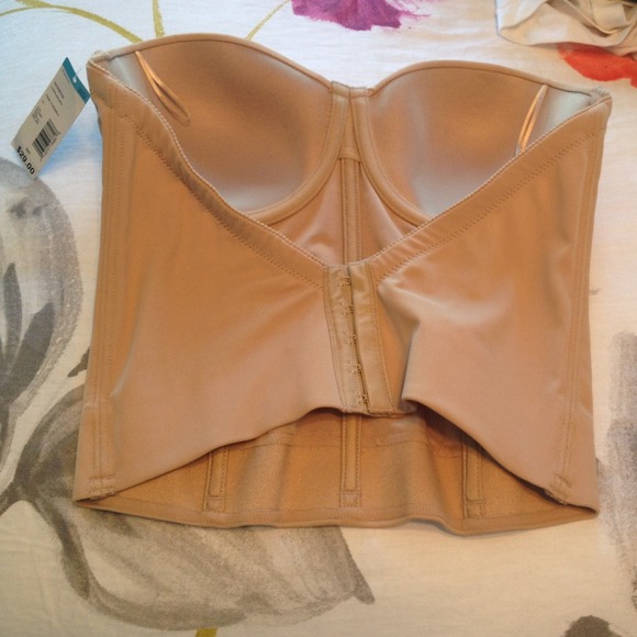 Strapless low back corset bra. Size 34 C - Picture 2 of 2