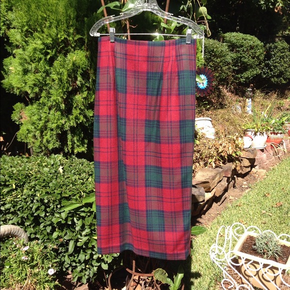 BNWT Rafaella Plaid Wool Skirt - Picture 3 of 3