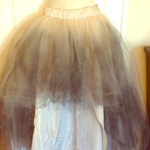 Redesigned hi-low tulle Halloween Costume skirt