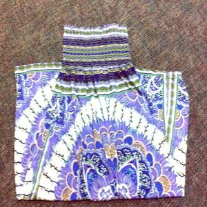 Strapless maxi dress