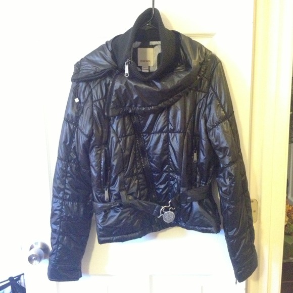 Diesel Jackets & Blazers - Diesel black quilted jacket