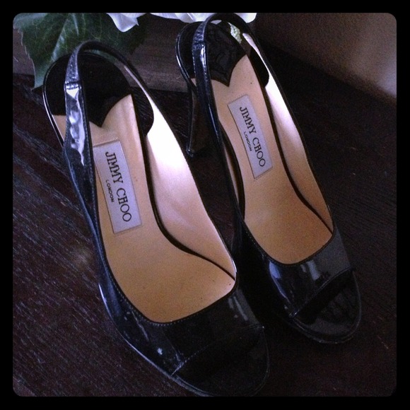 Jimmy Choo Shoes - Authentic patent sling back Jimmy Choos xSOLDxx