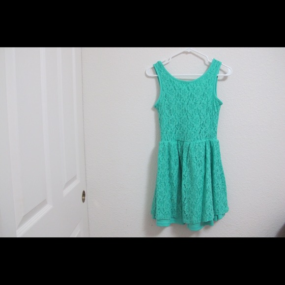 Mint Lace Dress