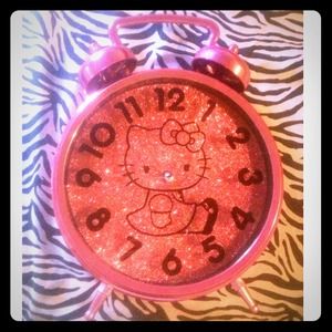 Brand new Hot pink hello kitty alarm clock 🎀💞💗