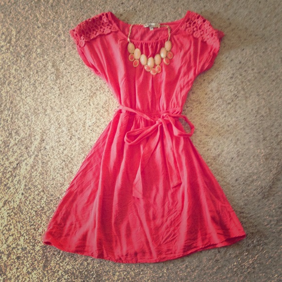 🔴SOLD🔴 Charlotte Russe dress in salmon/coral