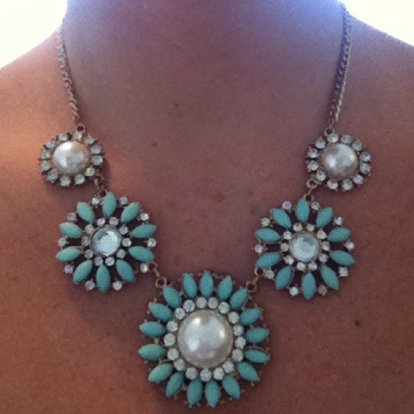 🚫SOLD in bundle🚫Mint pearl necklace - Picture 2 of 2