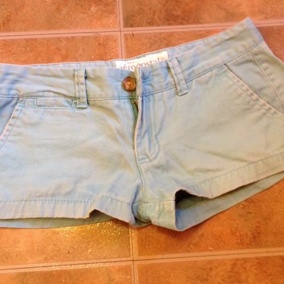 Baby blue Aeropostale shorts