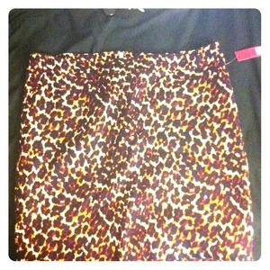 Merona animal print skirt