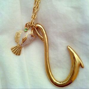 RESERVED Lilly Pulitzer "What a Catch" necklace