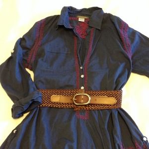 Reserved! Long shirt with beautiful embroidery.