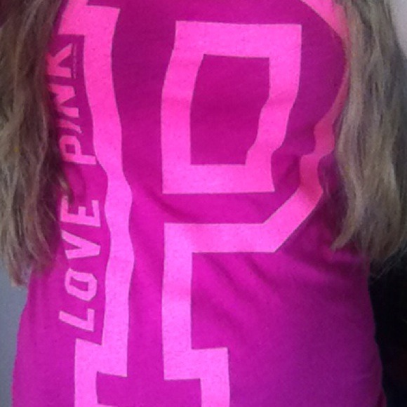 VICTORIAS SECRET hot pink top💕 - Picture 2 of 3