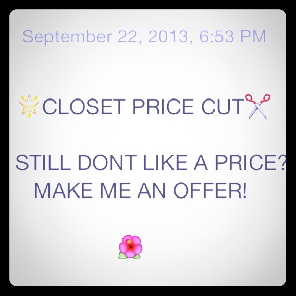 CLOSET PRICE CUT✂️