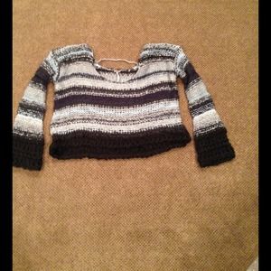 Free People cashmere wool blend sweater
