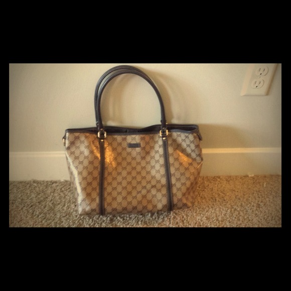 TRADED Authentic Gucci Crystal Joy Tote