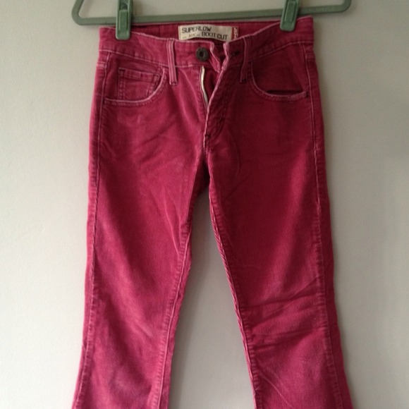 Levi's Bootcut Corduroy Pants in Bright Mauve