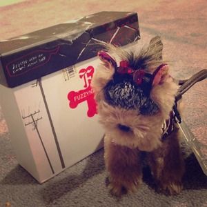 Fuzzy nation Puppy coin purse