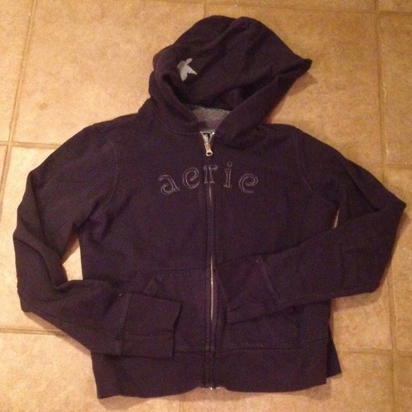 ✂️PRICE CUT Warm and fuzzy aerie zip up hoodie!✂️