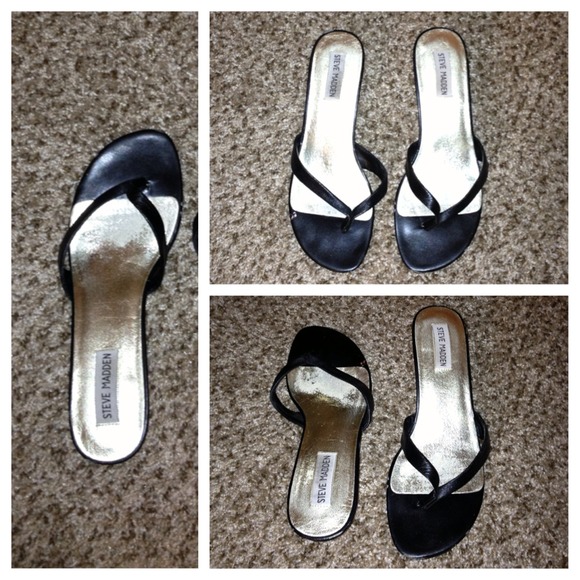 Steve Madden classy flip flops