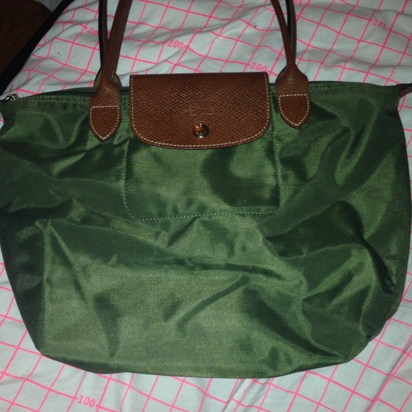 65% off Longchamp Handbags - Hunter green long champ bag