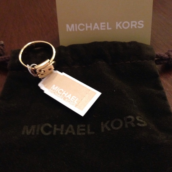 REDUCED Michael Kors Gold Buckle Ring 7