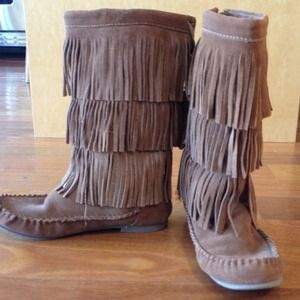 PRICE CUT! Steve Madden Fringe Boots