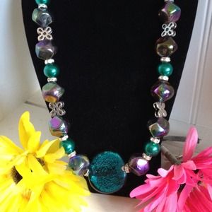 Teal Necklace