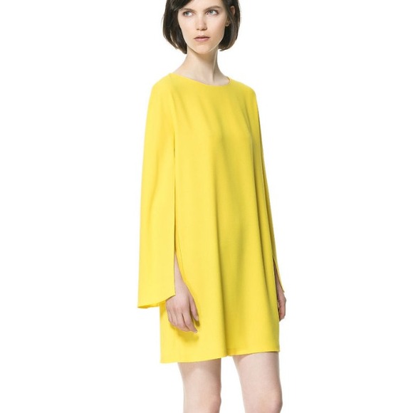 🔴SOLD🔴 Zara Cape Sleeve Dress