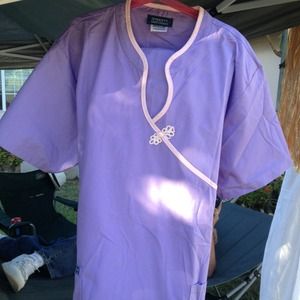 Lavender medical uniform