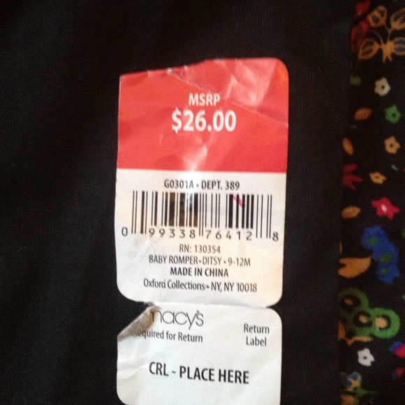 SOLD OUT NWT Baby Rompers 3-6,6-9 Months - Picture 3 of 4