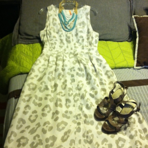 J. Crew animal print silk dress !! REDUCED !!