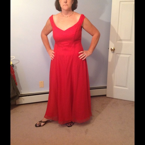 Jordan red dress