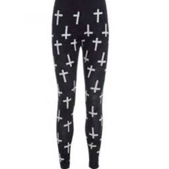 Cross leggings