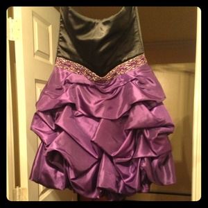 Black and purple dress! Used once! Looks NEW!!! :)