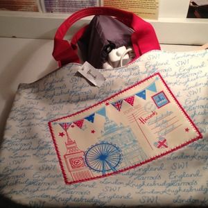 Harrods dept store tote from London England