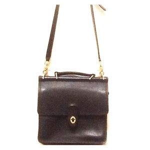 Sold!! Vintage Black Leather Coach Bag Priceless