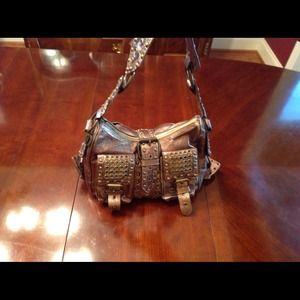 💥Betsy Johnson Bronze Handbag