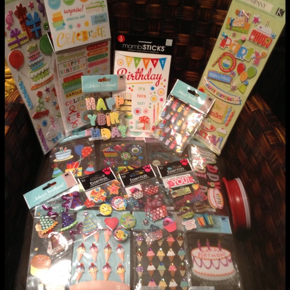 for @jewelrymaker Brand new scrap booking stickers