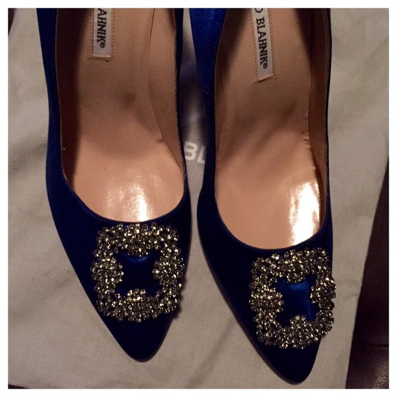 💯 Authentic Manolo Blahnik SATC - Picture 3 of 4