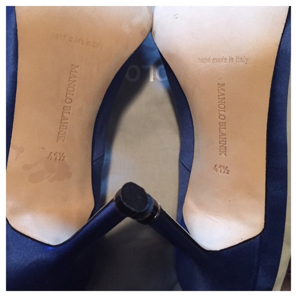 💯 Authentic Manolo Blahnik SATC - Picture 4 of 4