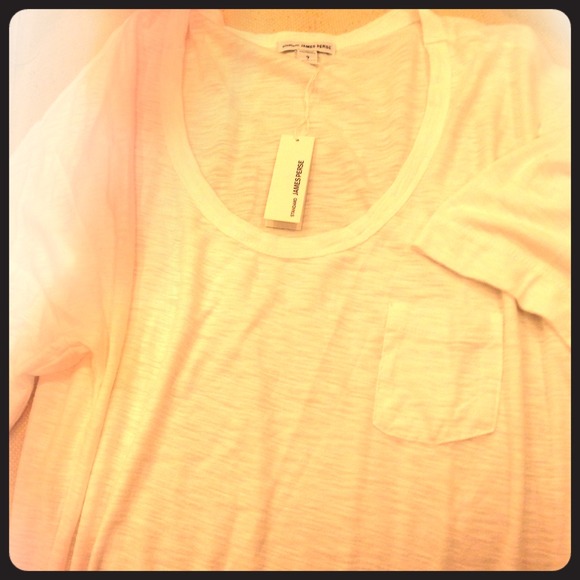 REDUCED James Perse slouchy boyfriend pocket tee
